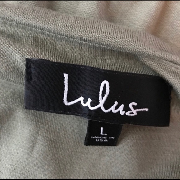 NWT Lulus Watch the Sunset Washed Olive Maxi Dress with spaghetti straps & slit - Picture 13 of 14